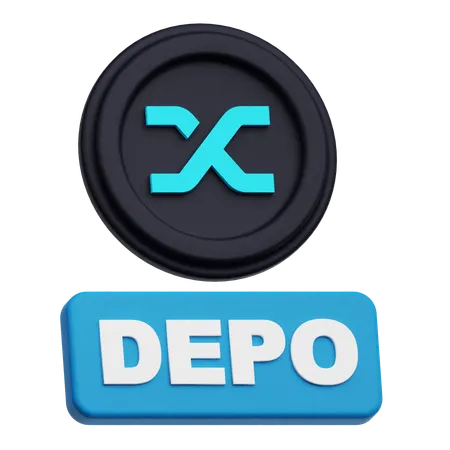 Synthetix Coin depo  3D Icon