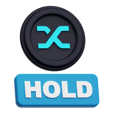Synthetix Coin Hold  3D Icon