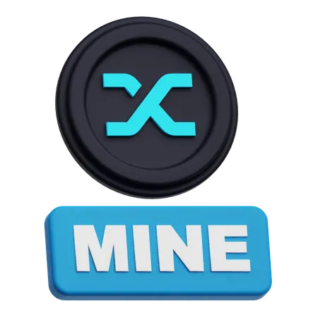 Synthetix Coin Mine  3D Icon