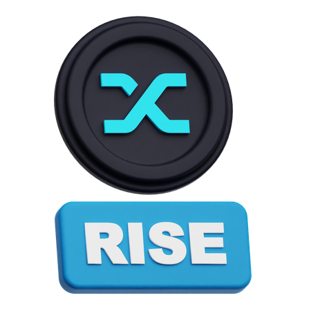 Synthetix Coin rise  3D Icon