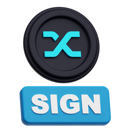 Synthetix Coin sign  3D Icon