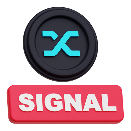 Synthetix Coin signal  3D Icon