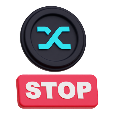 Synthetix Coin Stop  3D Icon