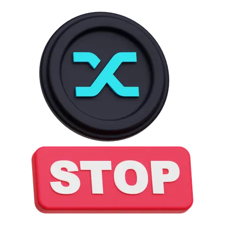 Synthetix Coin Stop  3D Icon