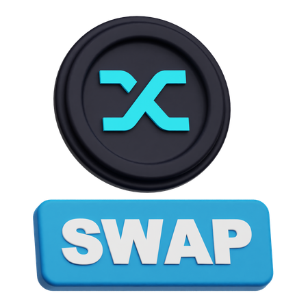Synthetix Coin Swap  3D Icon