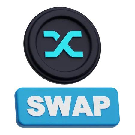 Synthetix Coin Swap  3D Icon