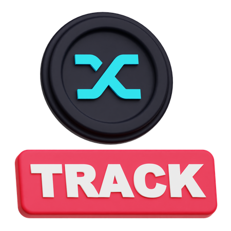 Synthetix Coin track  3D Icon