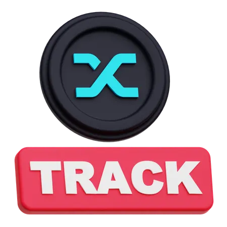 Synthetix Coin track  3D Icon