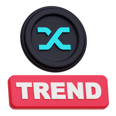 Synthetix Coin trend  3D Icon