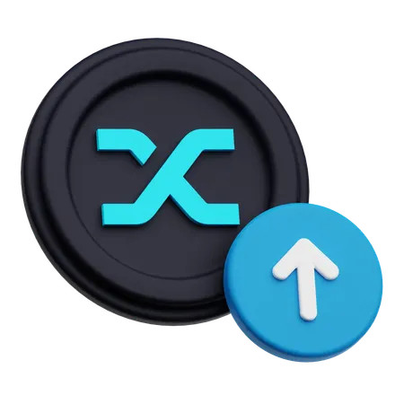 Synthetix Coin Up  3D Icon