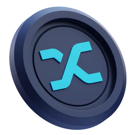 Synthetix Cryptocurrency  3D Icon