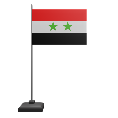 Syria Flag  3D Icon