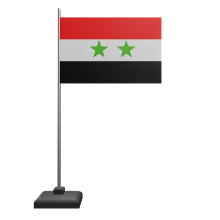 Syria Flag  3D Icon