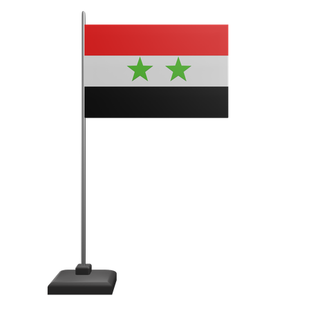 Syria Flag  3D Icon