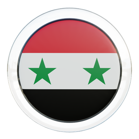 Drapeau de la Syrie  3D Flag
