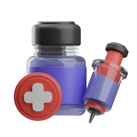 Syringe  3D Icon
