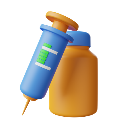 Syringe  3D Icon