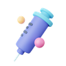 3d syringe illustration