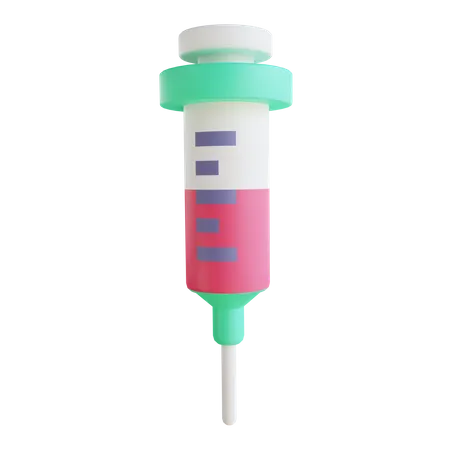 3 D Illustration Syringe Suitable For Medical 3D Illustration