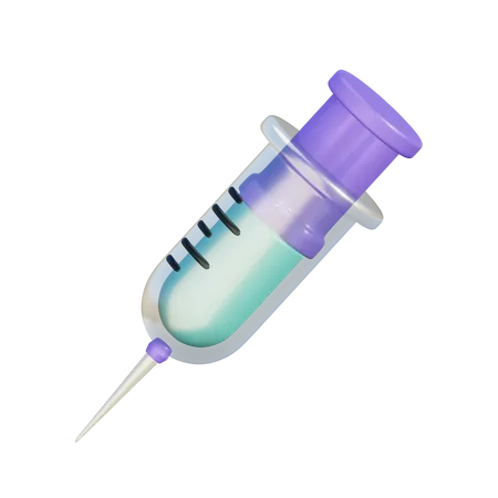 Syringe 3 D Illustrations 3D Icon