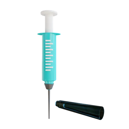 3 D Illustration Syringe 3D Icon