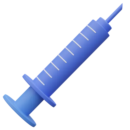 Hypodermic Syringe 3 D Icon Illustration 3D Icon