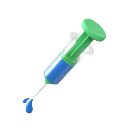 Syringe And Needle  3D Icon