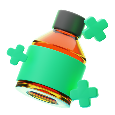 SYRUP BOTTLE  3D Icon