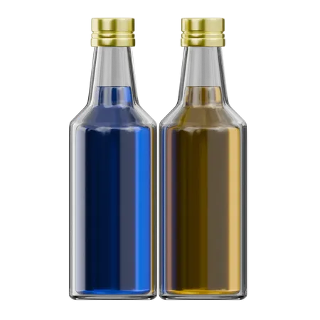 Syrup Bottle  3D Icon