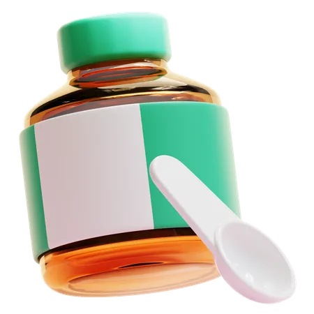 SYRUP BOTTLE  3D Icon