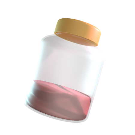 Syrup Bottle  3D Icon