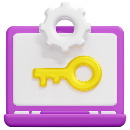 System Access Key  3D Icon