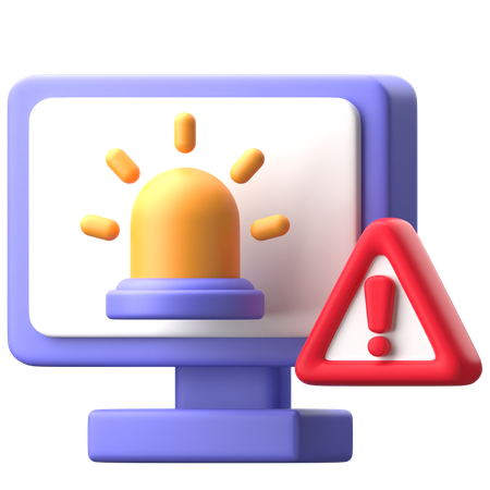 System Alert  3D Icon