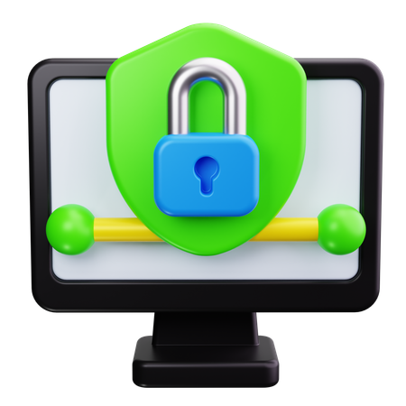 System Encryption  3D Icon