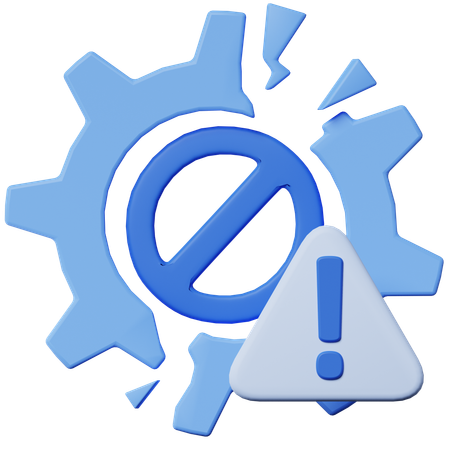 System Failed  3D Icon