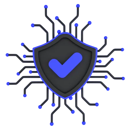 System Security  3D Icon