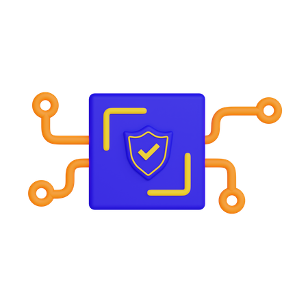 System Security  3D Icon