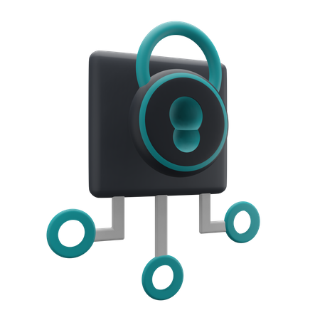 System Security  3D Icon