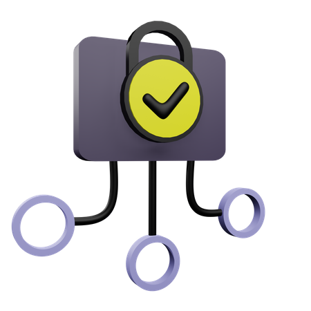 System Security  3D Icon