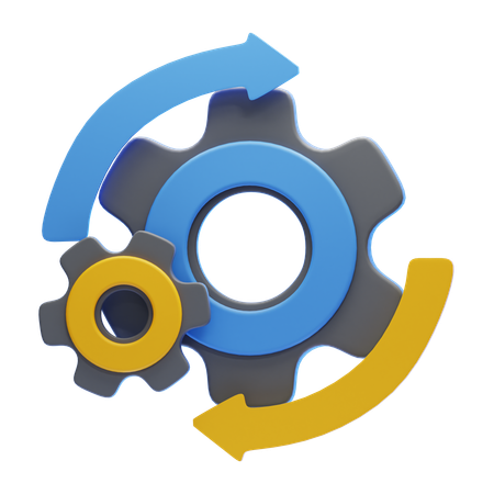 System update  3D Icon
