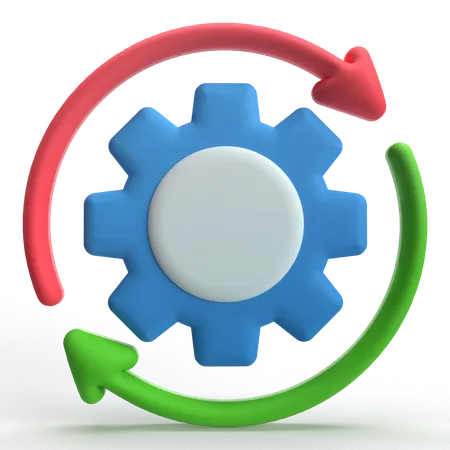 System Update  3D Icon