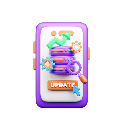 System update  3D Icon