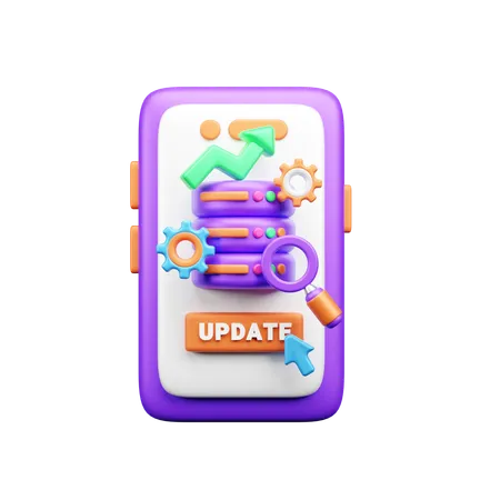 System update  3D Icon