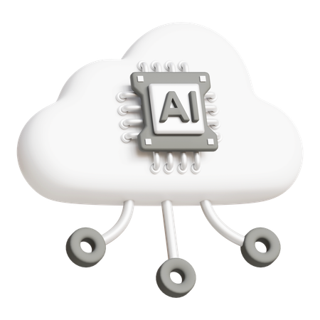 Système cloud  3D Icon