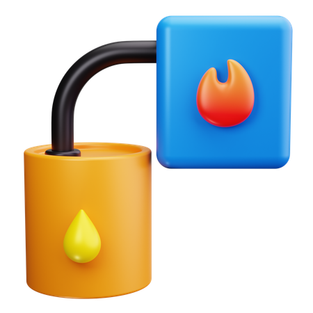 Système de chauffage  3D Icon