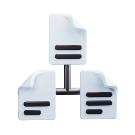 Système de fichiers  3D Icon