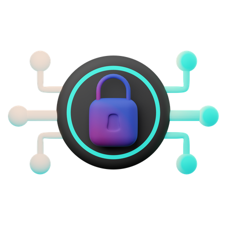 Système de sécurité  3D Icon