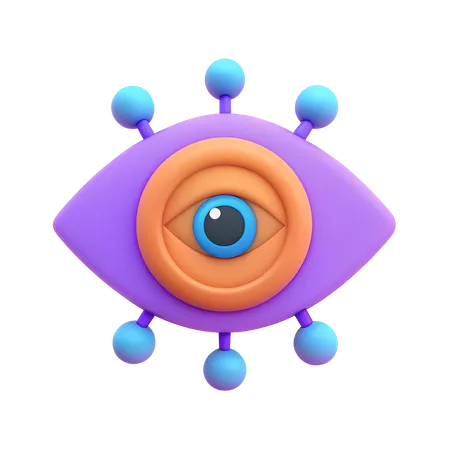 Système de vision IA  3D Icon