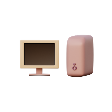 Système d'ordinateur  3D Icon