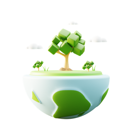 Système écologique  3D Icon